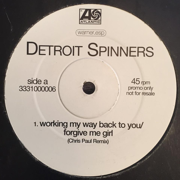 Working My Way Back To You / Forgive Me Girl